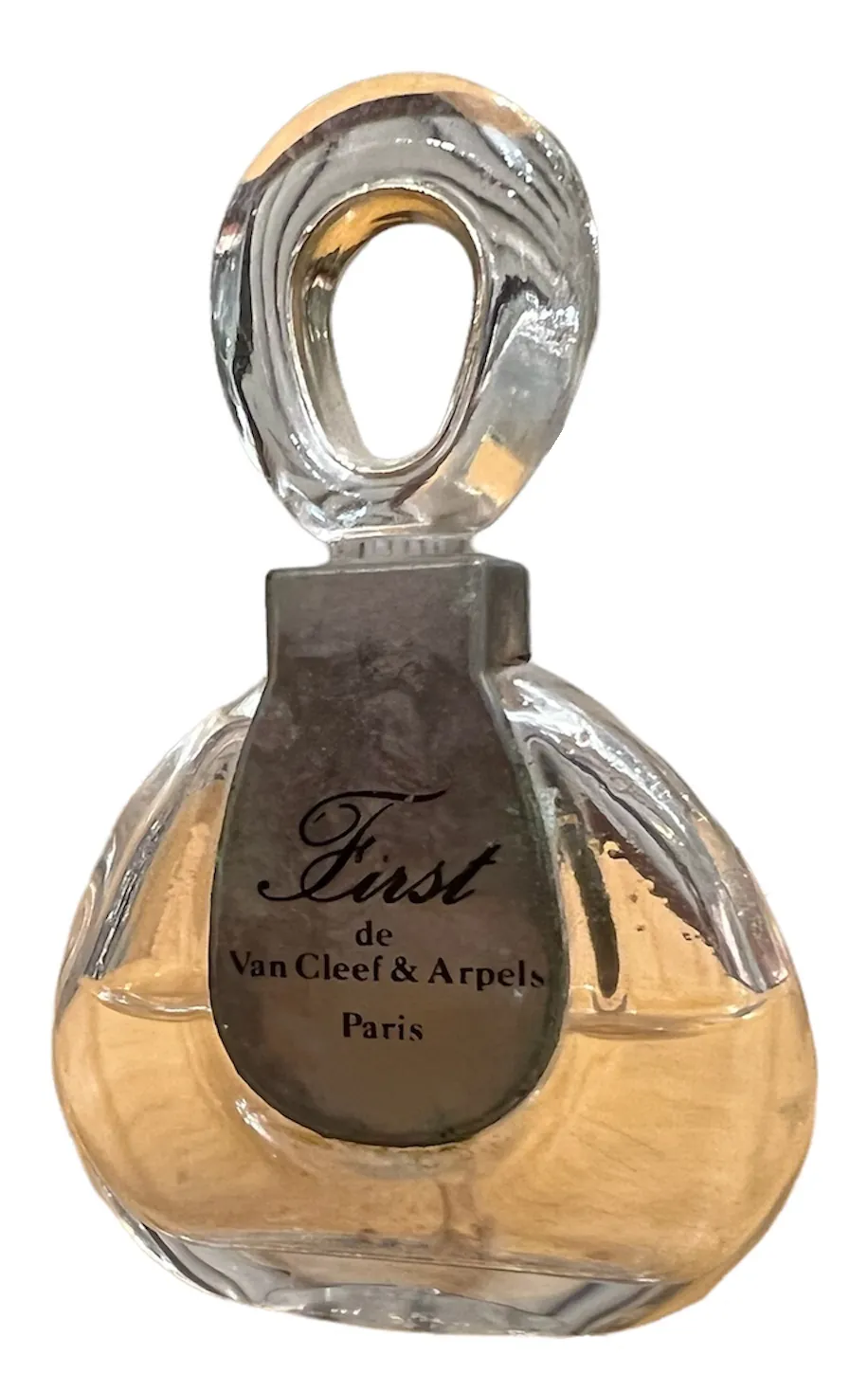 frasco de perfume antiguo de Van Cleef & Arpels con diseño elegante