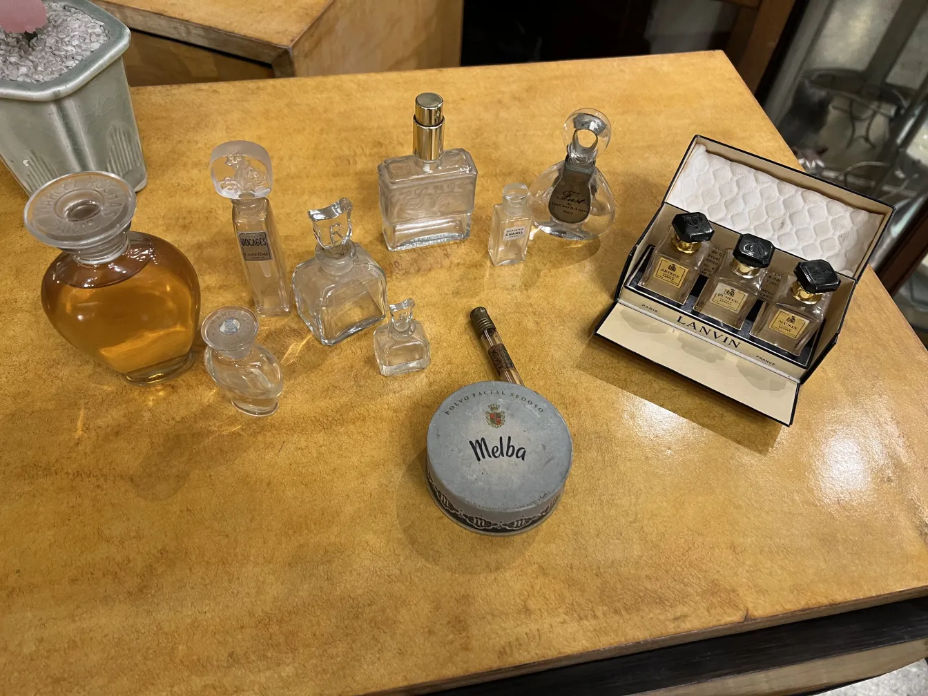 various perfume bottles in different shapes and sizes