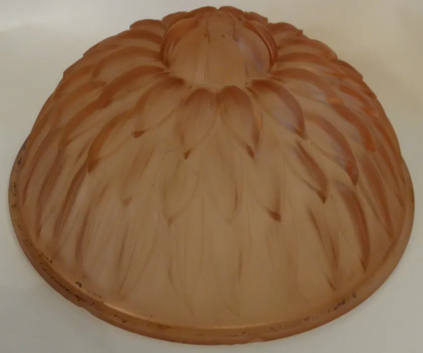 Antique ceiling light with floral design, decorative