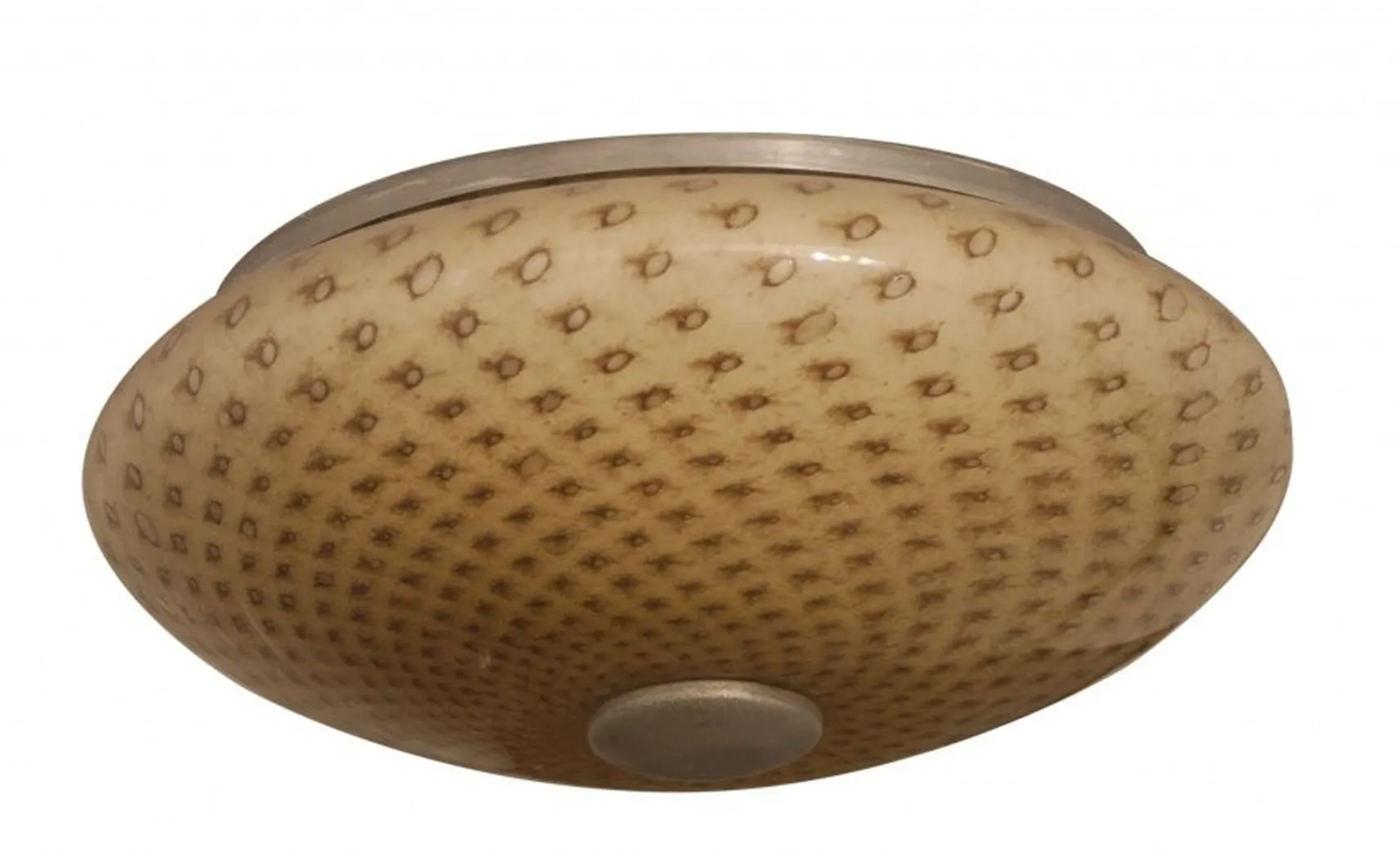 plafoniera antica con design dettagliato color crema