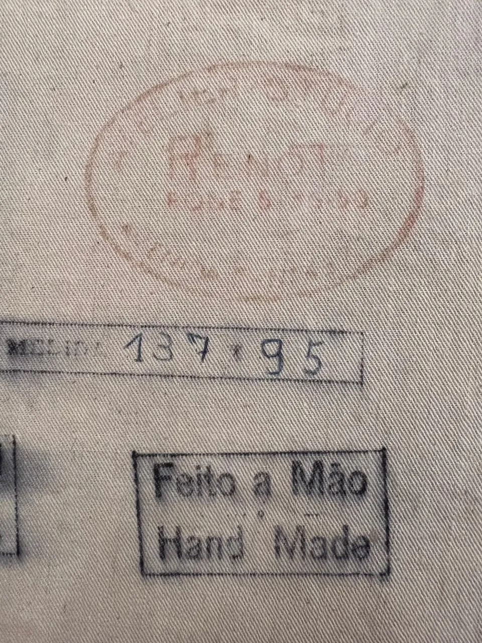 arazzo antico con design a tinta unita