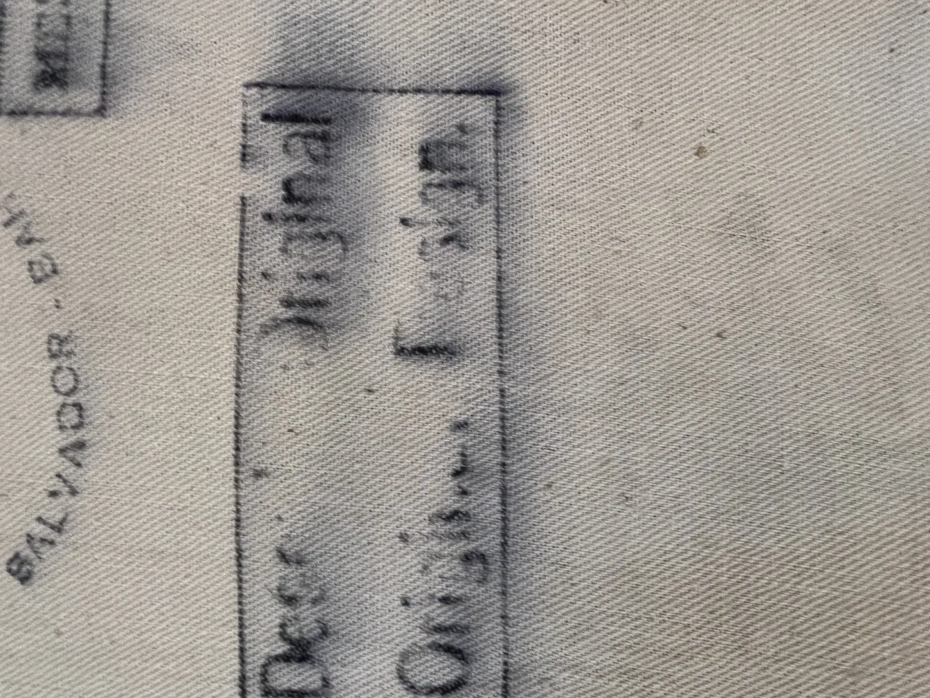 alter dekorativer wandteppich mit sichtbaren details aus salvador