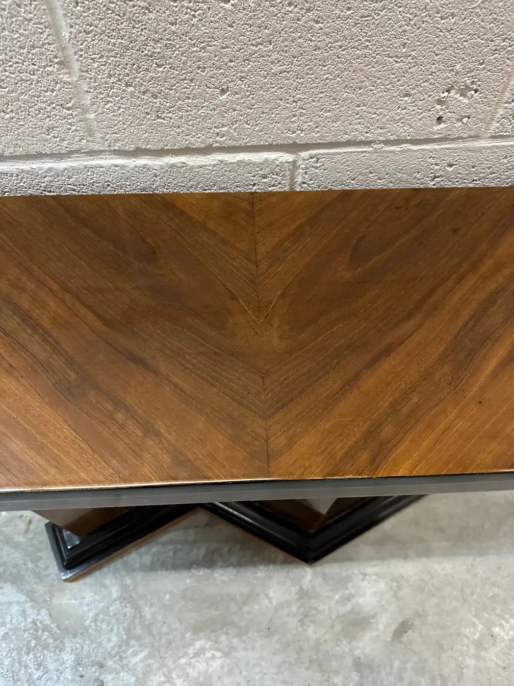 two antique consoles with elegant design and detailed finish