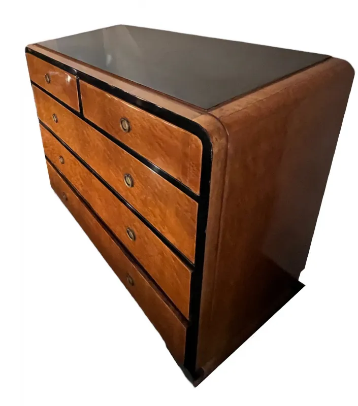 Antique cabinet with four storage drawers