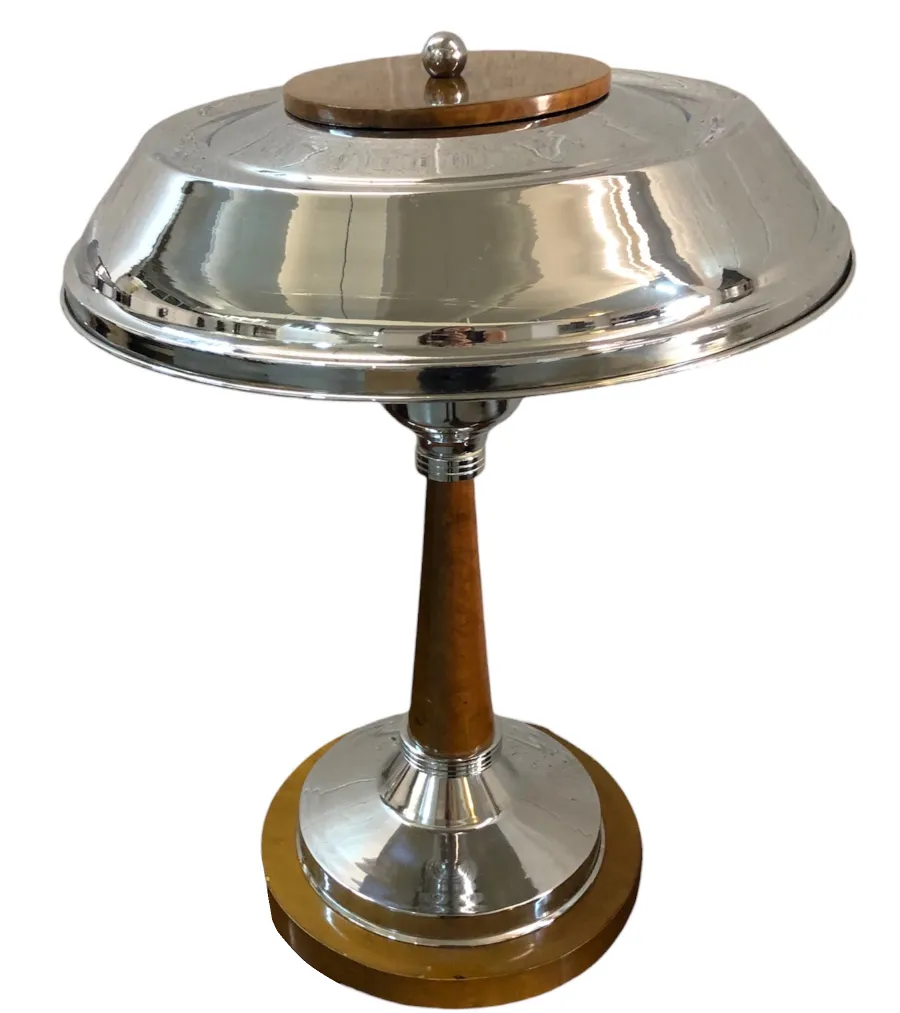 antique table lamps with decorative details and gold base