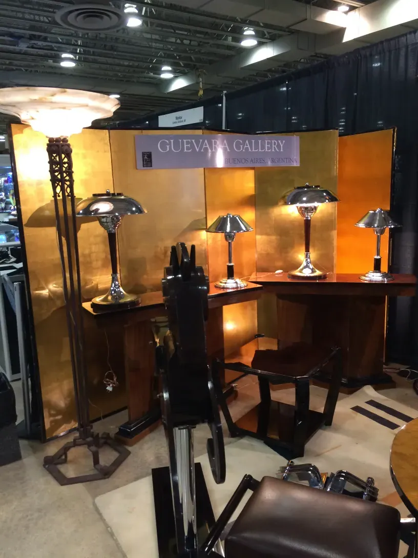 Antique table lamp with an elegant design in a cozy setting