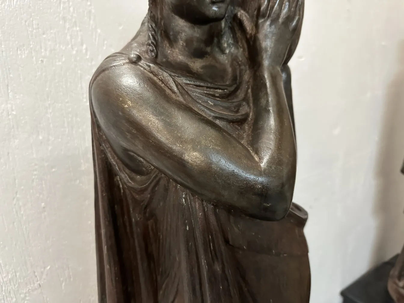 2 lámparas de pie antiguas, elegantes y decorativas, val d'osne