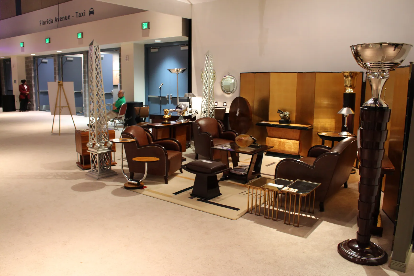 antique decorative soft carpet on the floor with vintage furniture around