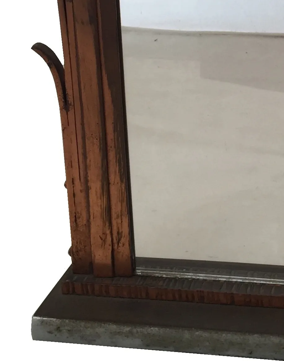 Antique picture frame with unique decorative details