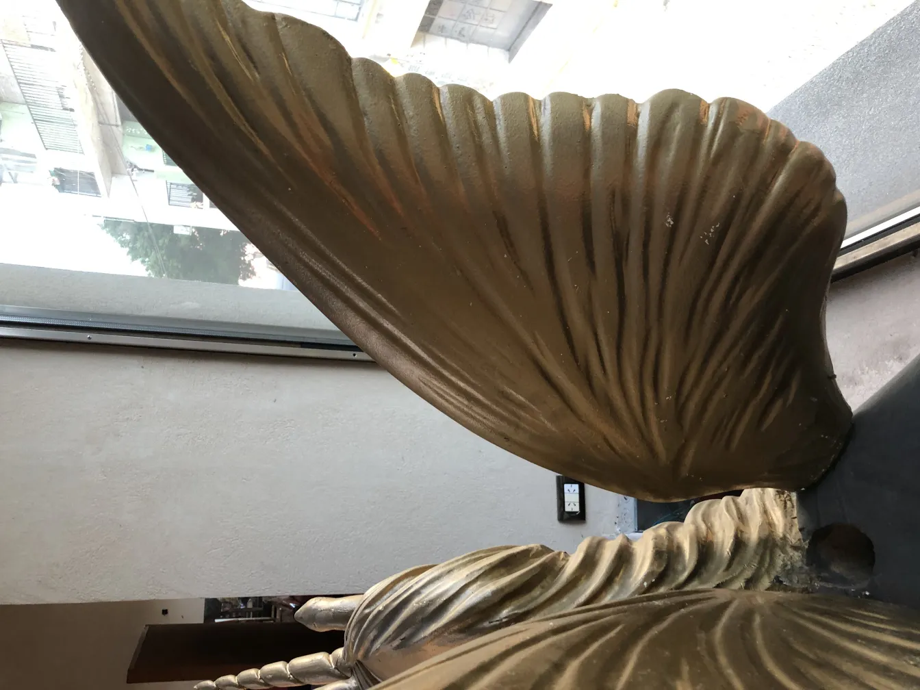 古代ユニコーンの側面の視点、詳細な装飾付き