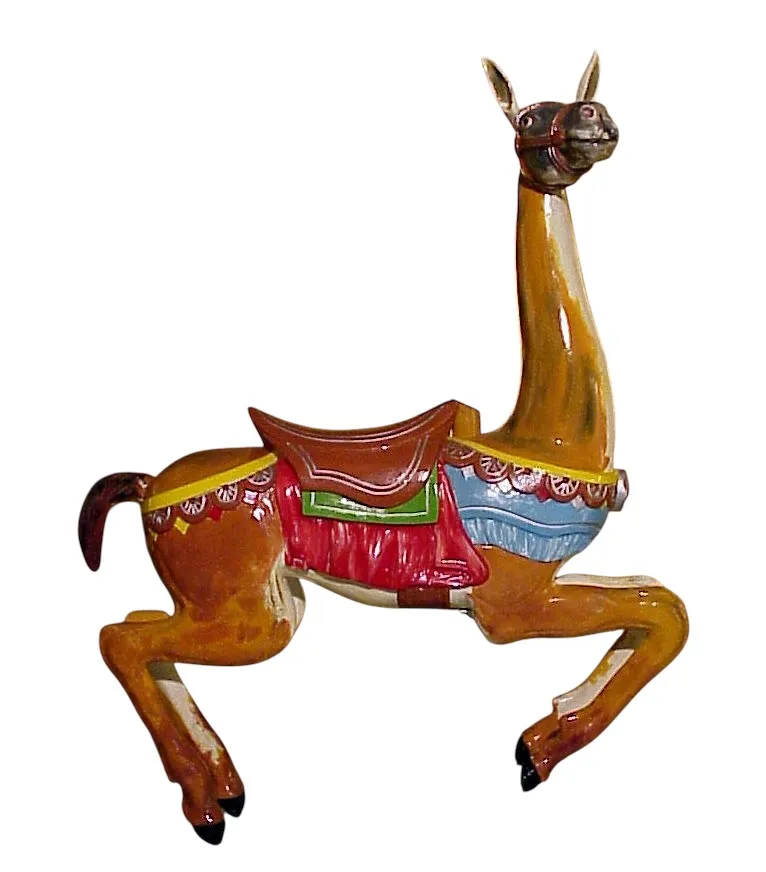 farbige antike dekorative Lama