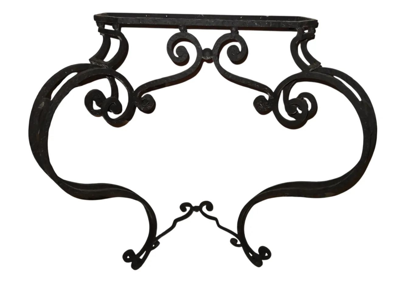 Antike Konsole im Art Nouveau-Stil mit dekorativem und elegantem Design.