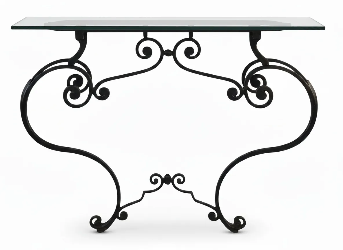 antico mobili dresuar con design intricato e gambe decorative