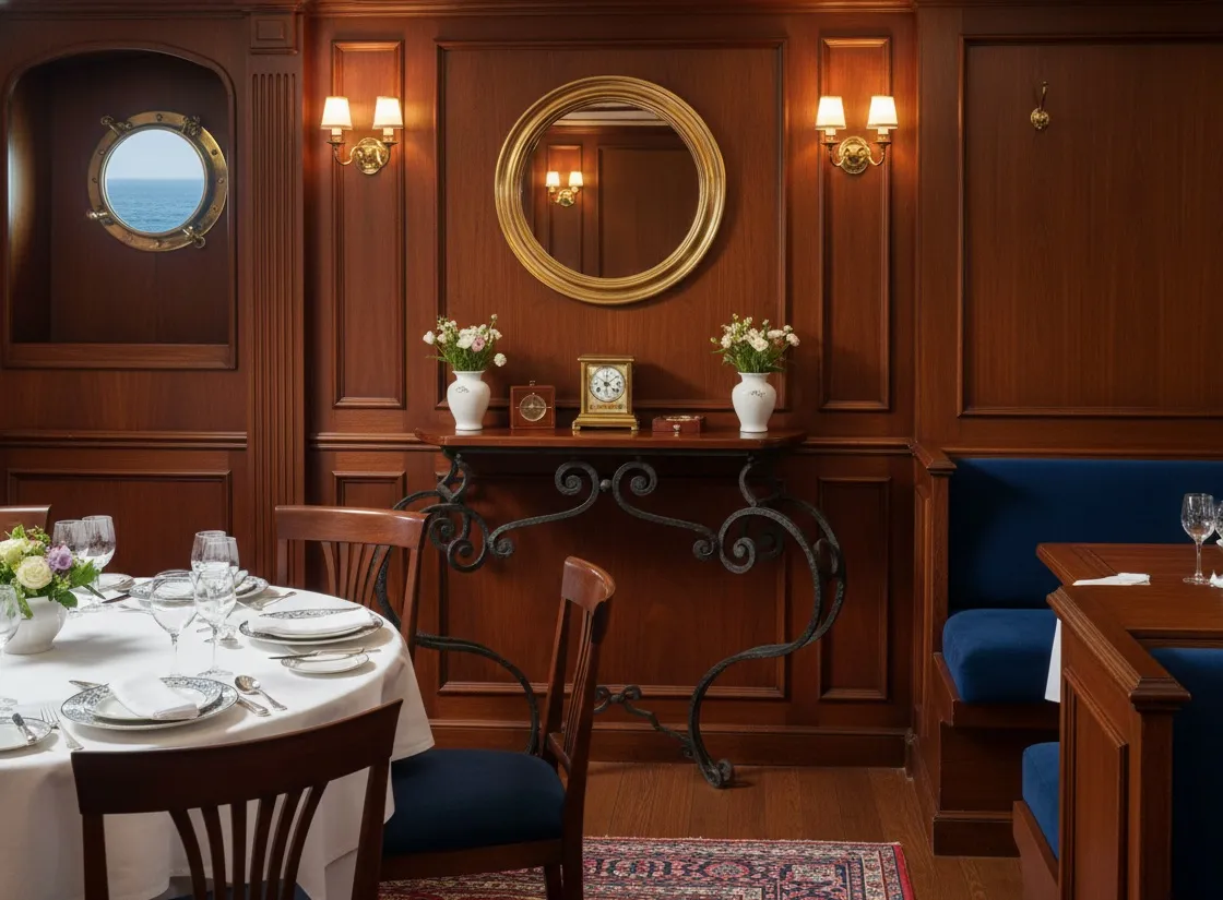 ancien dresuar avec des détails art nouveau et décoration élégante