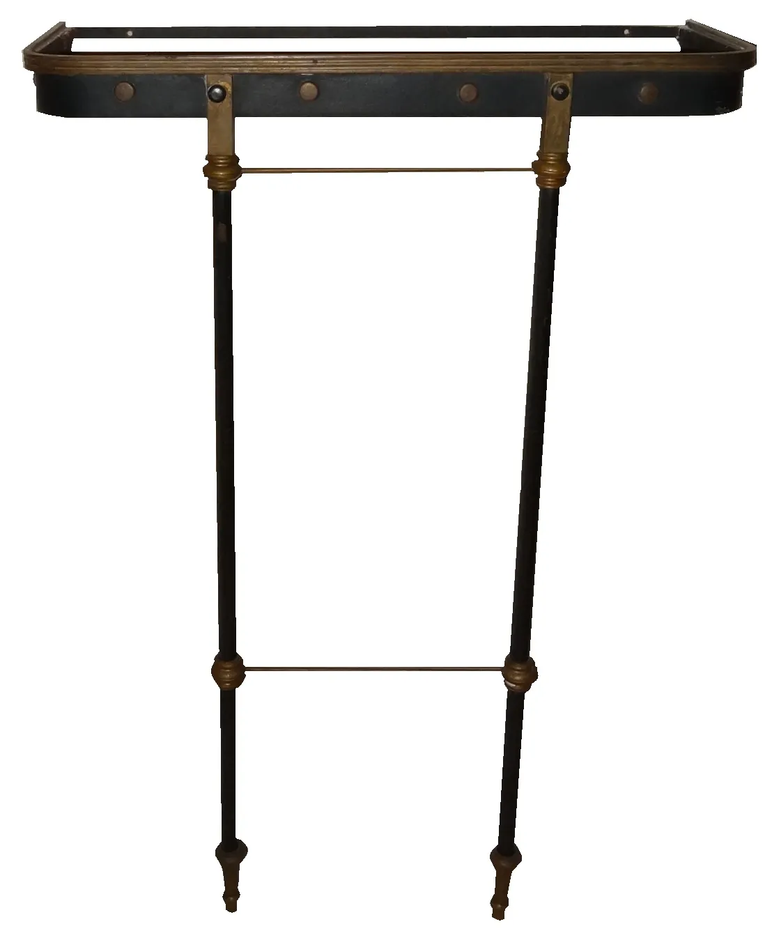 antigua consola estilo art deco con patas decorativas