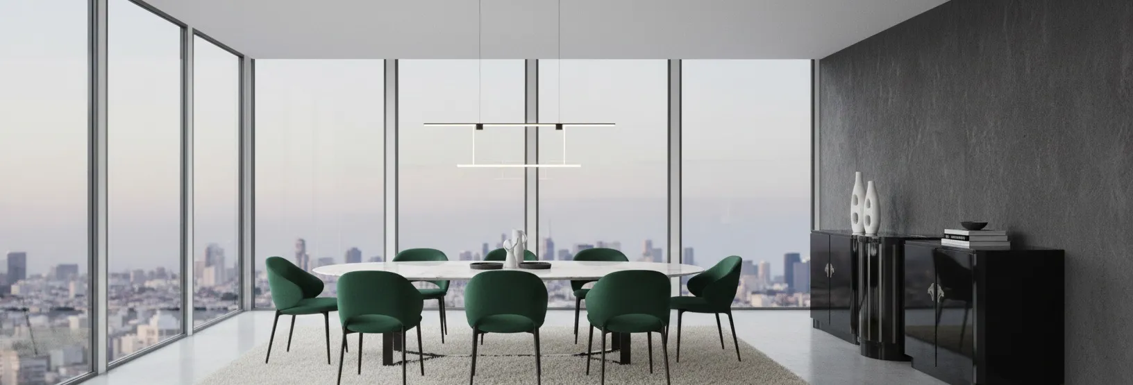 Vaisselier ancien avec style Art Deco et décoration moderne