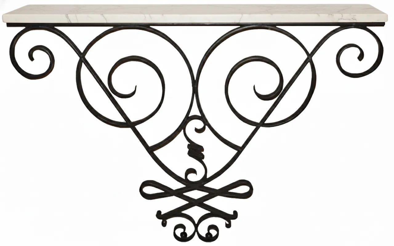 Duas consoles antigas com design exclusivo e formas elegantes.