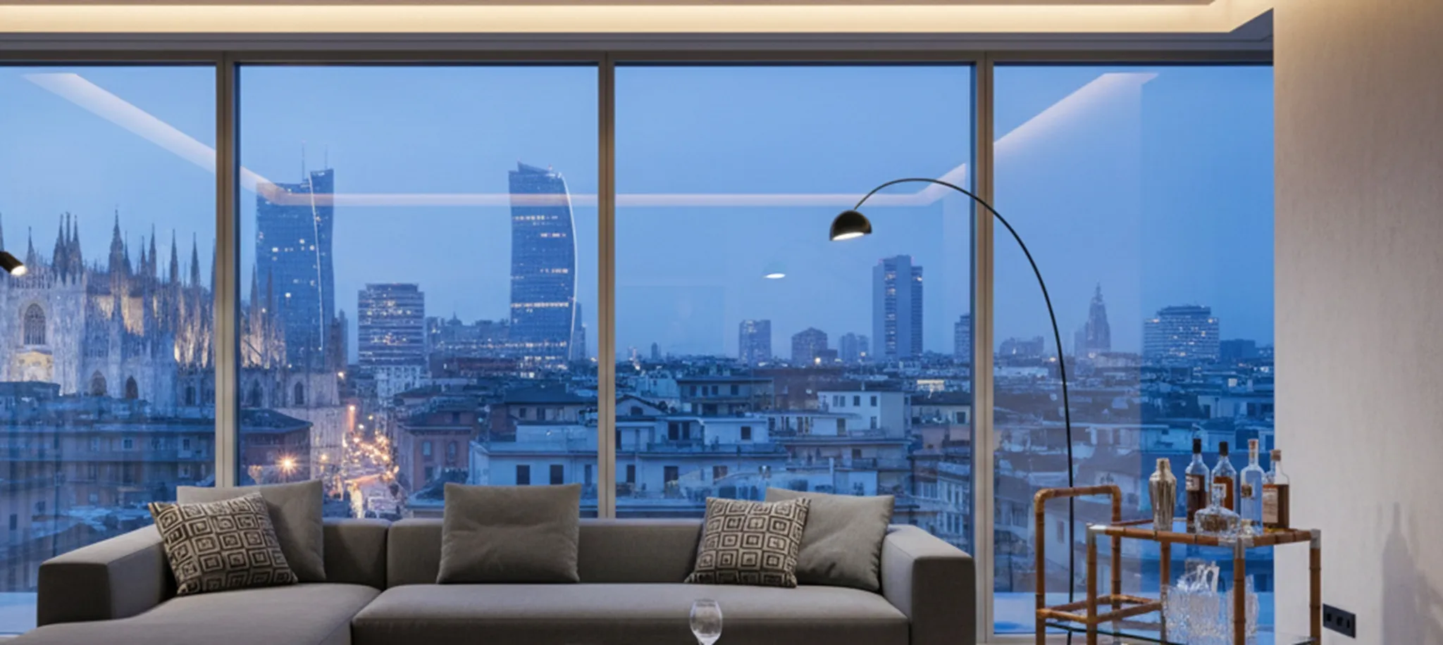 古董手推桌，细致而优雅的远景