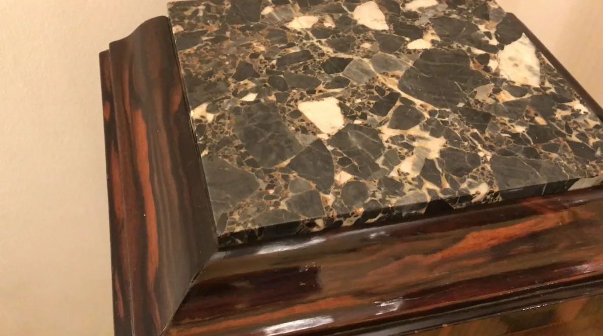 detailed view of an elegant antique column