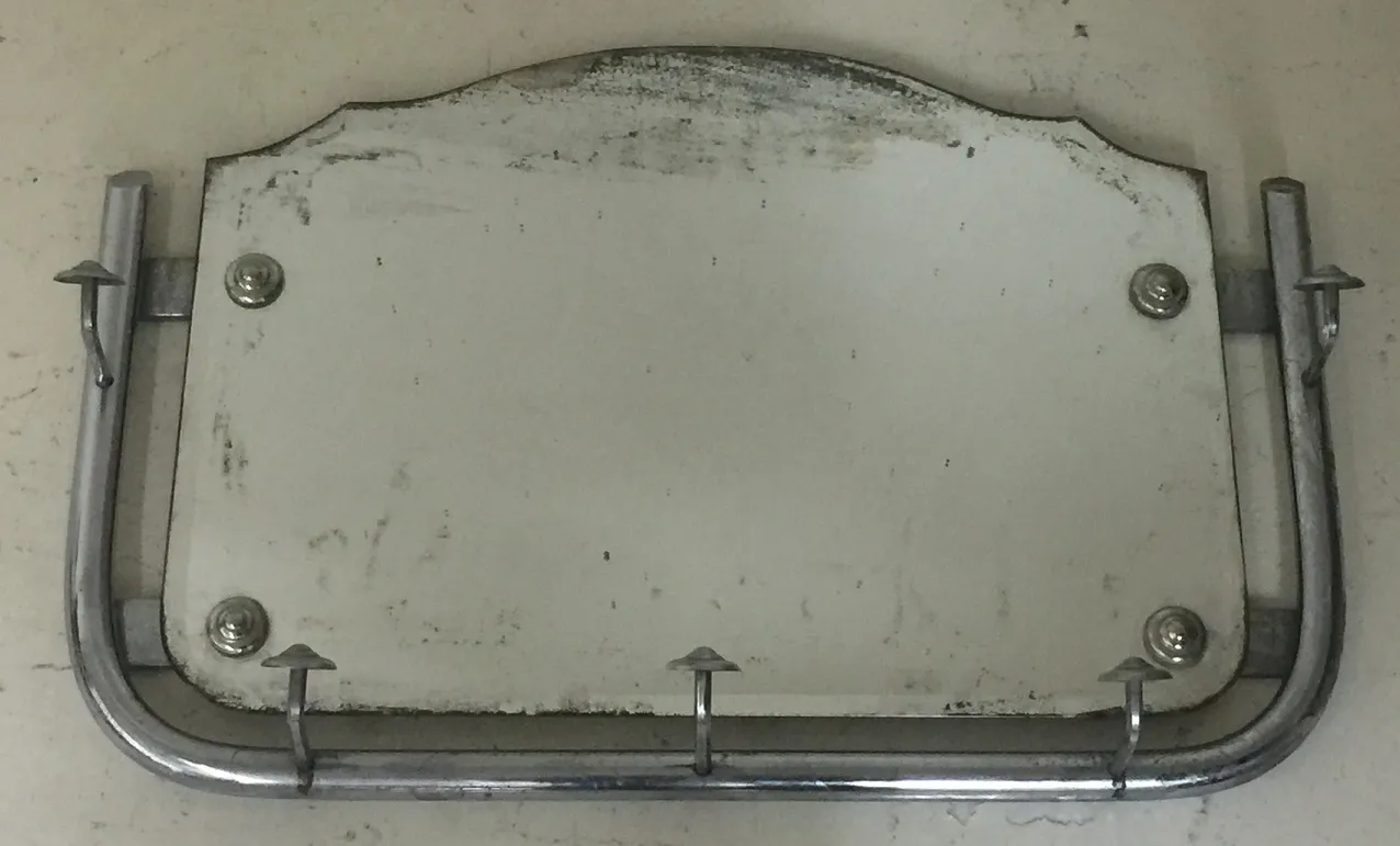 miroir ancien art déco avec cadre décoratif