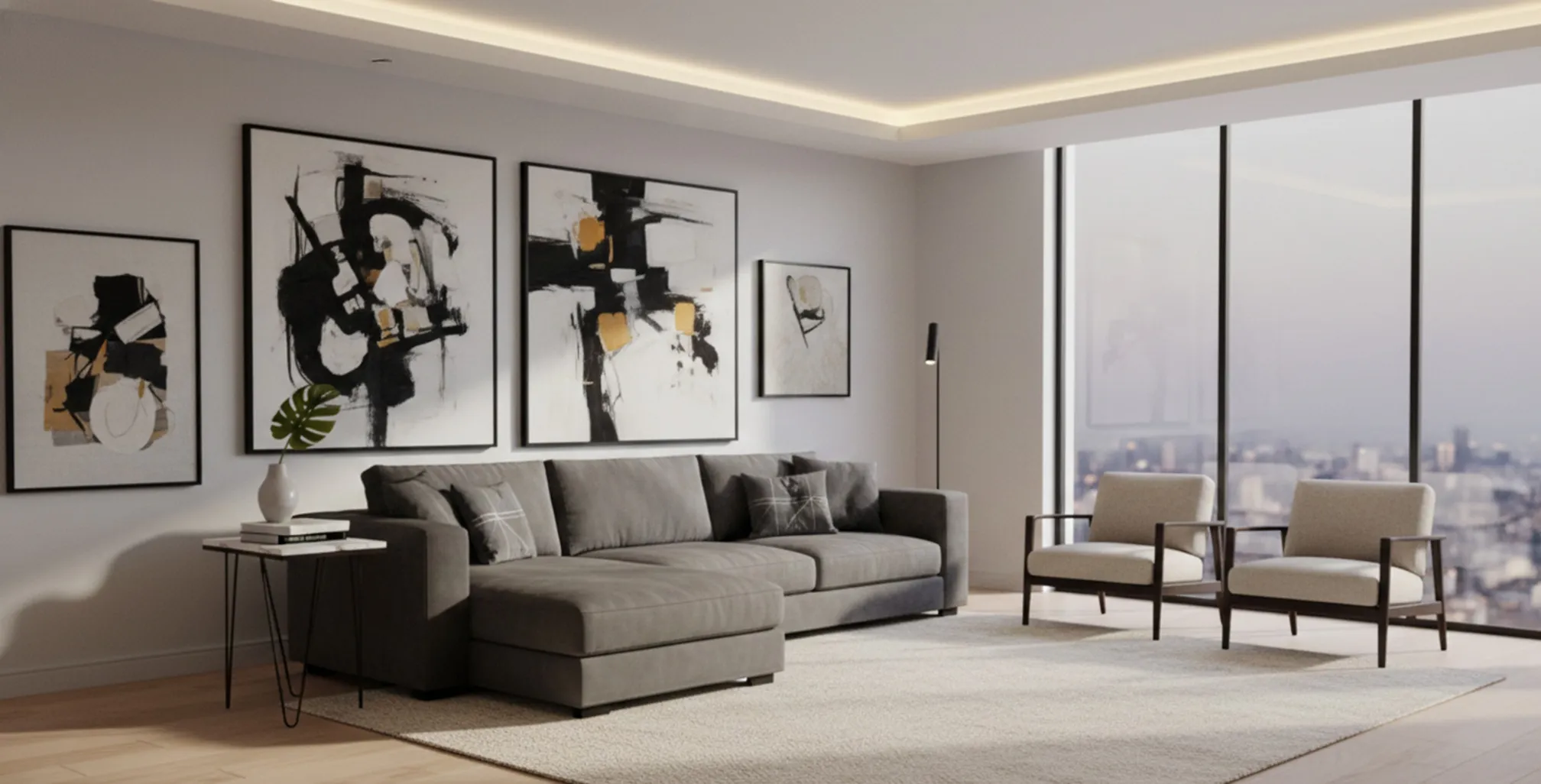 Антикварный садовый стол с элегантным дизайном в современном окружении.