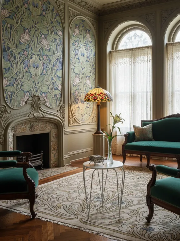 Tavolo da giardino antico con decorazione elegante