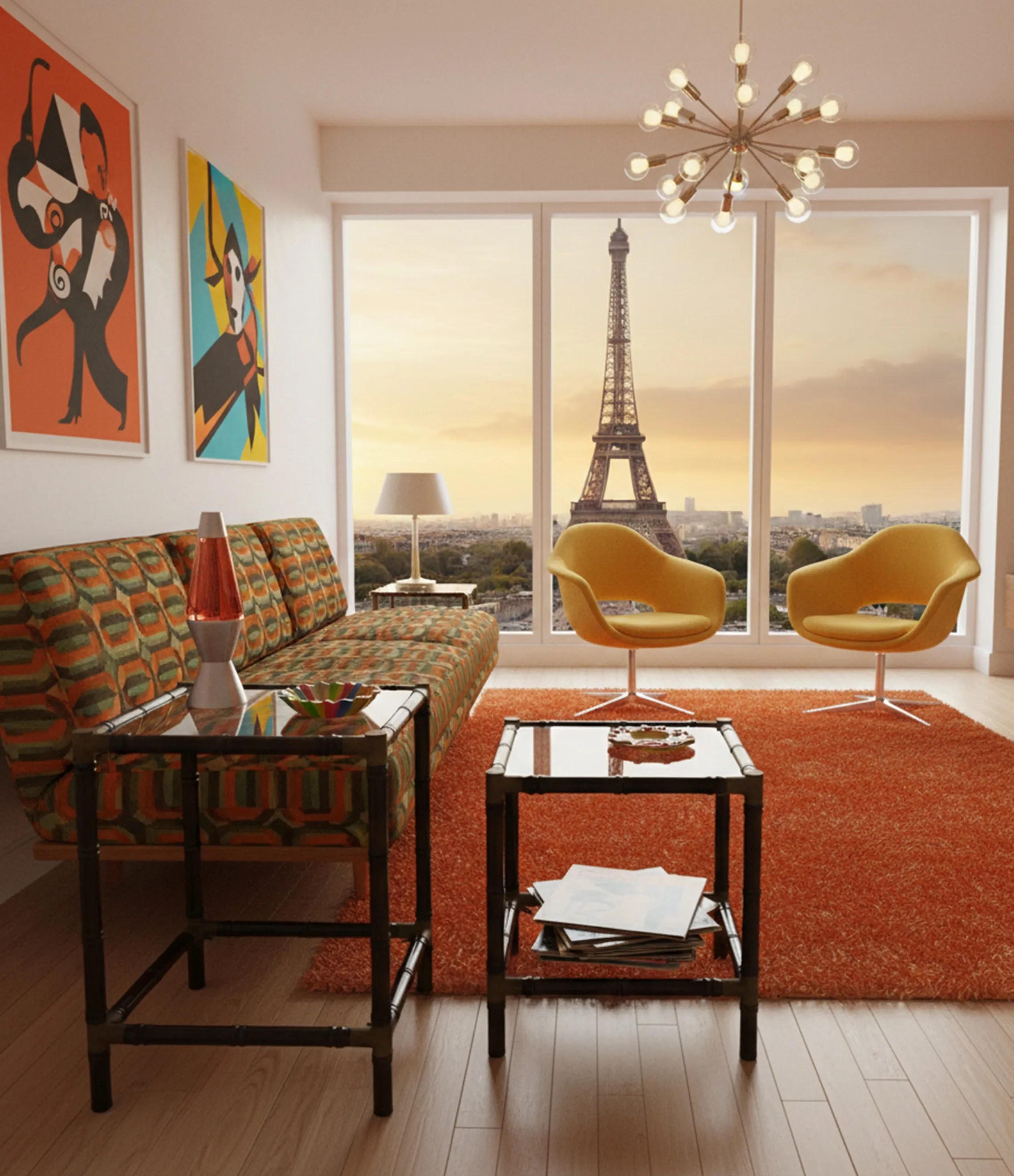 petite table ancienne présentant des détails de design uniques dans un cadre moderne