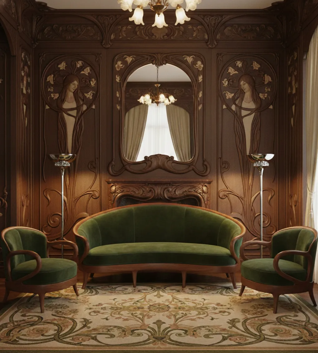 due lampade da terra antiche in un ambiente elegante