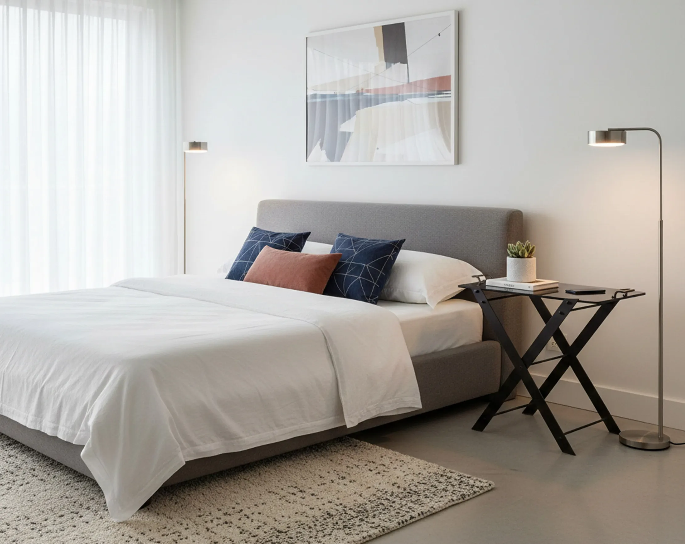 antica elegante tavolo da notte accanto al letto