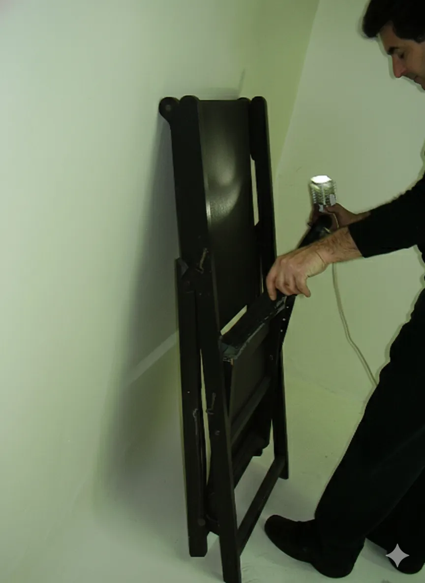 복원할 준비가 된 고전적인 안락의자 2개에 대한 명확한 세부정보.