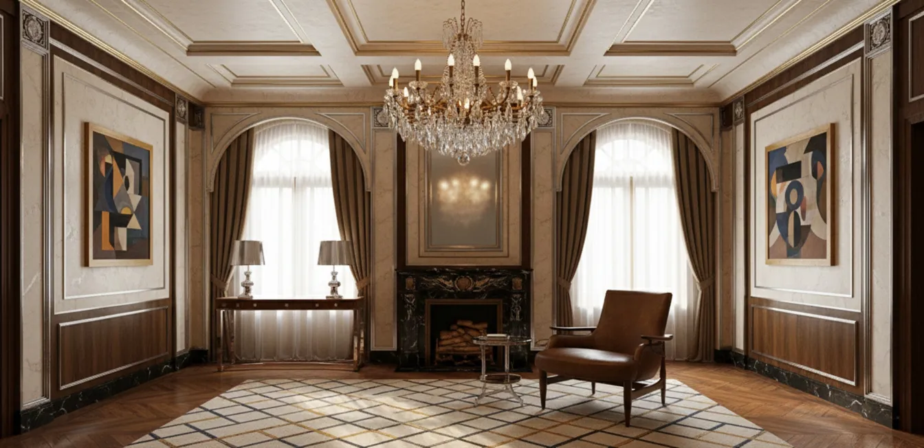 dos sillones antiguos para restaurar en un ambiente elegante y clásico