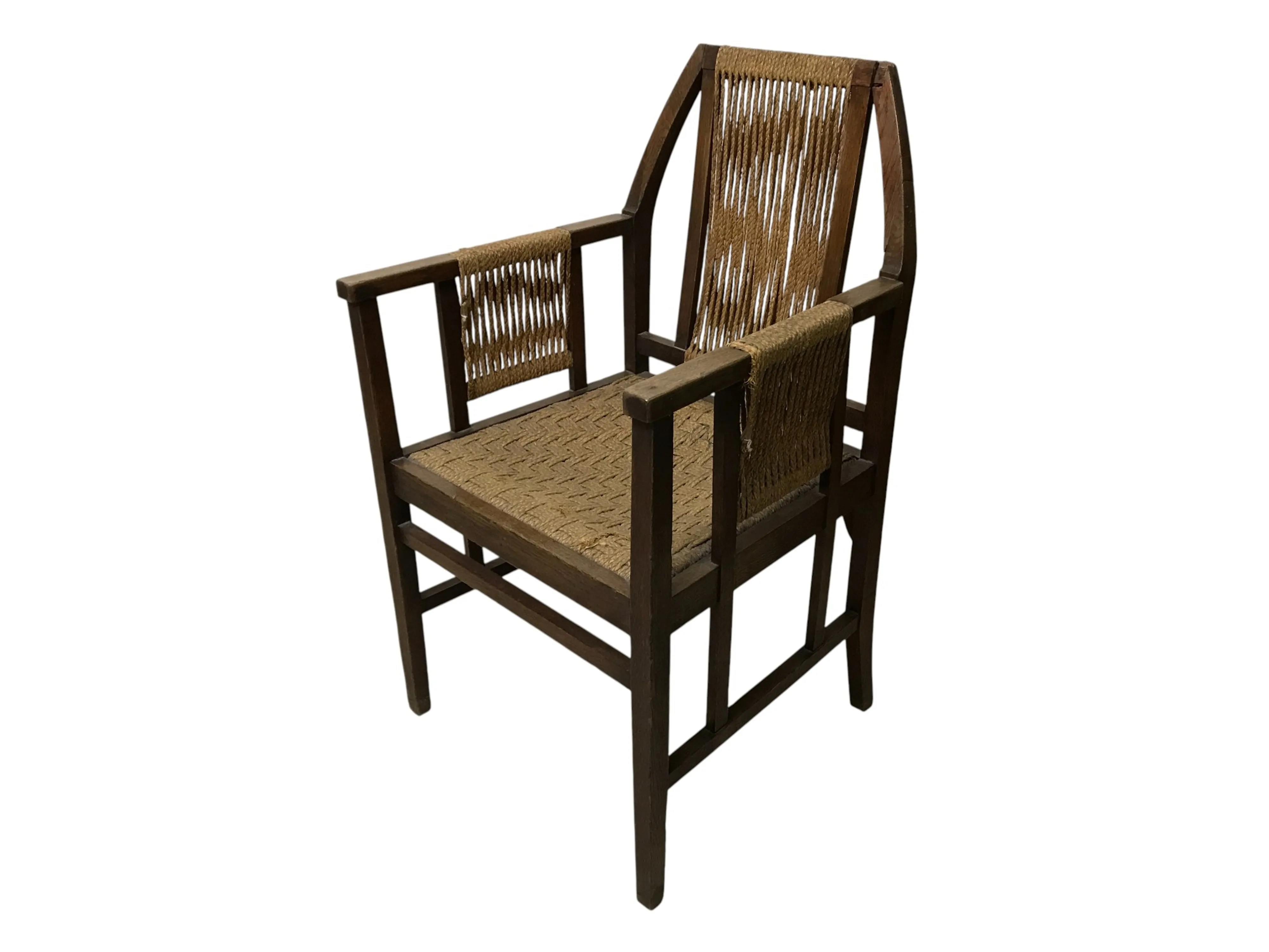 Sillón de escritorio antiguo de Edward Wormley con diseño elegante y soporte robusto, en un ambiente clásico.