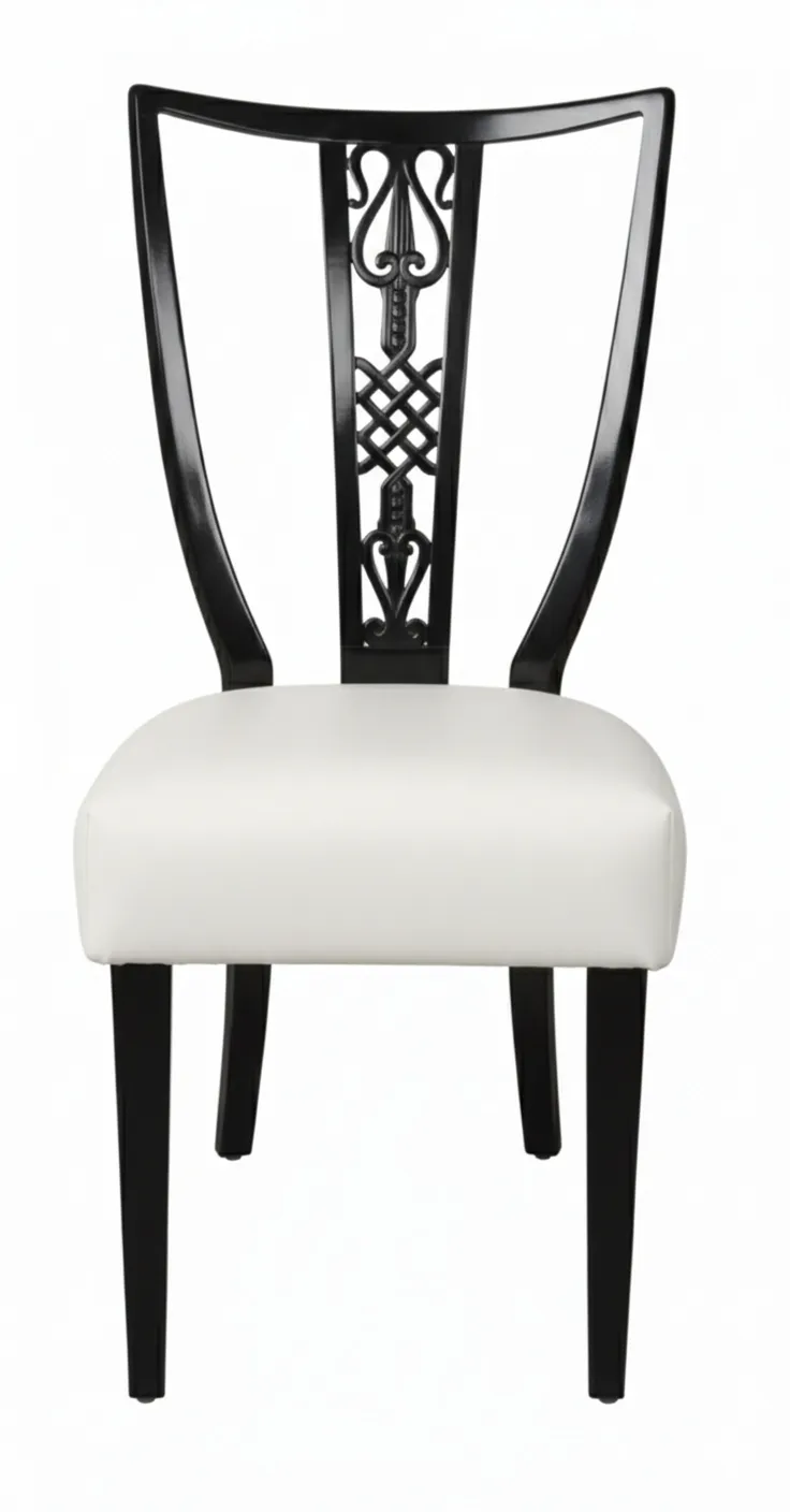 Imágenes de 6 sillas y 2 sillones antiguos, elegantes y listos para restaurar.