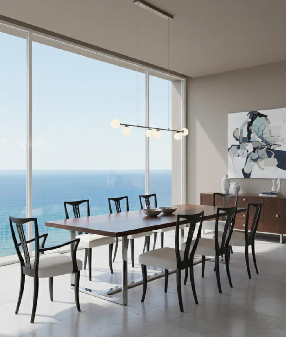 Conjunto de 6 cadeiras e 2 poltronas antigas com design clássico