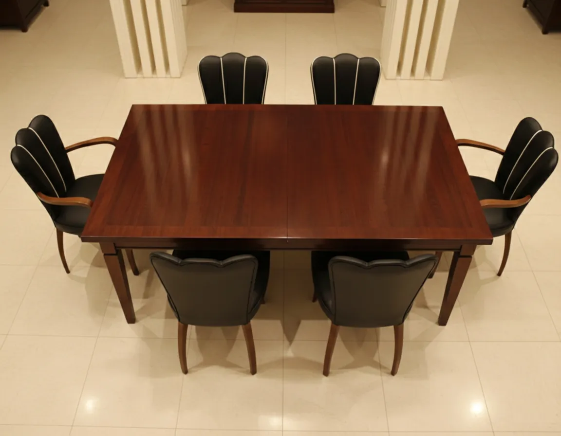 Conjunto de 6 cadeiras e 2 poltronas antigas, design clássico para restaurar.