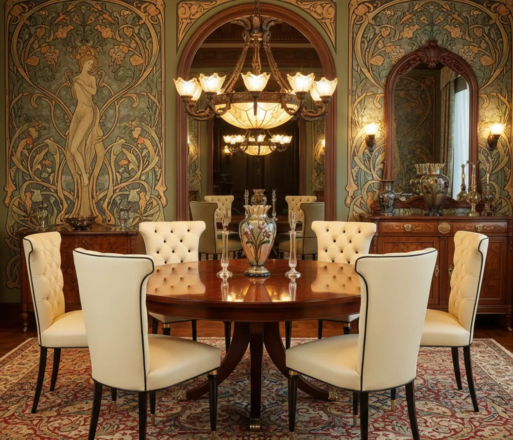 Set di 6 sedie antiche da restaurare in un ambiente elegante