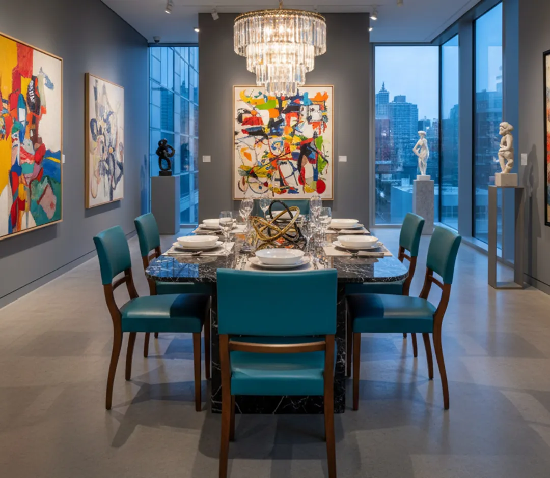 six antique chairs to restore in a modern environment