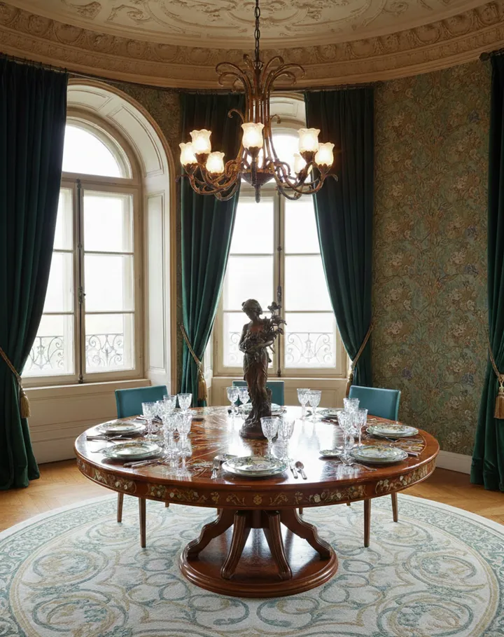 Set di 6 sedie antiche pronte per il restauro, in un ambiente elegante.