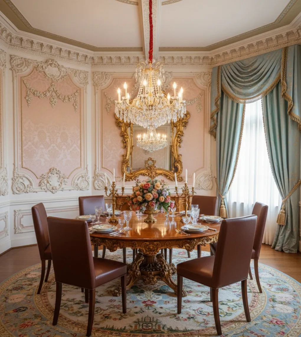 Otto sedie antiche da restaurare in un ambiente elegante