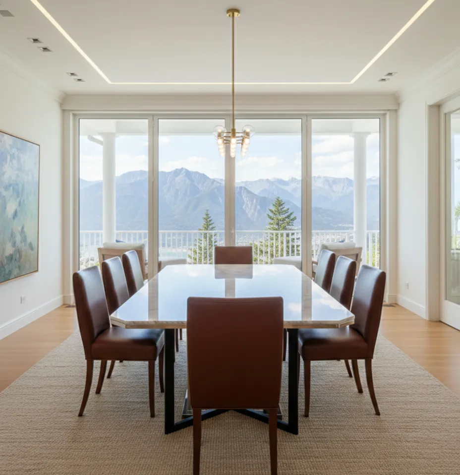 Oito cadeiras para restaurar em um ambiente iluminado