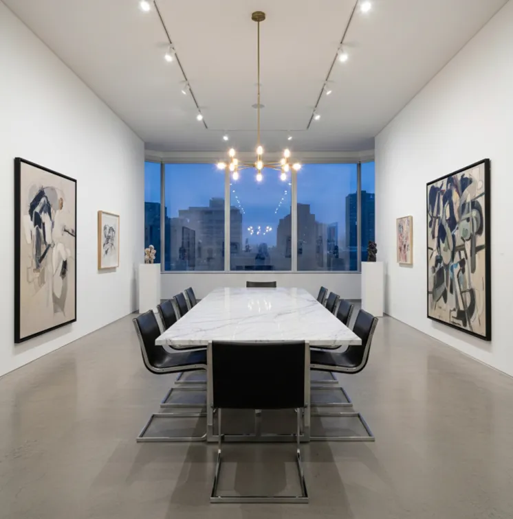 현대적인 환경의 고전 의자 10개, 복원에 적합합니다.