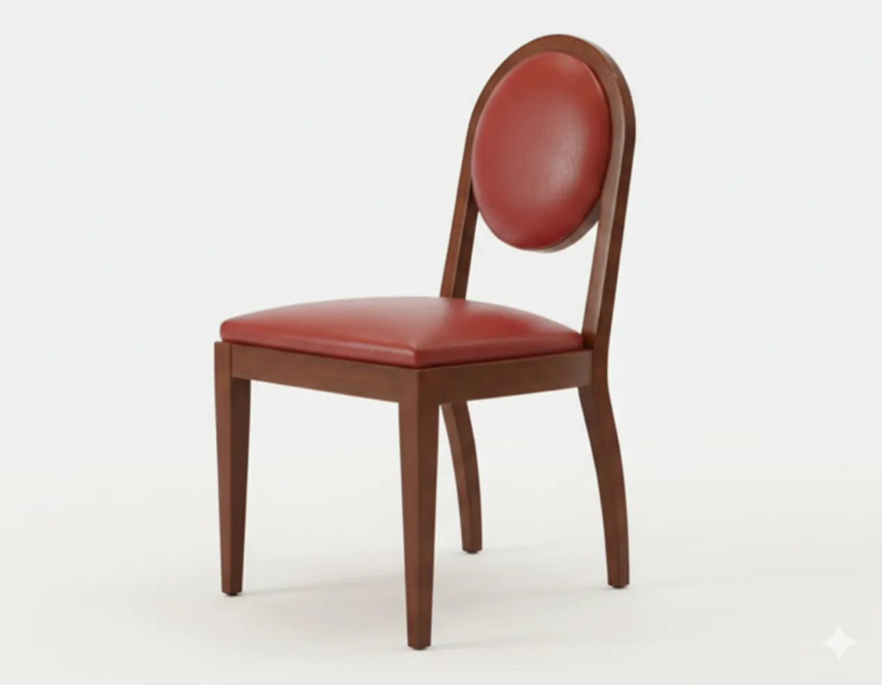 12 antique chairs with classic design, in a clean environment