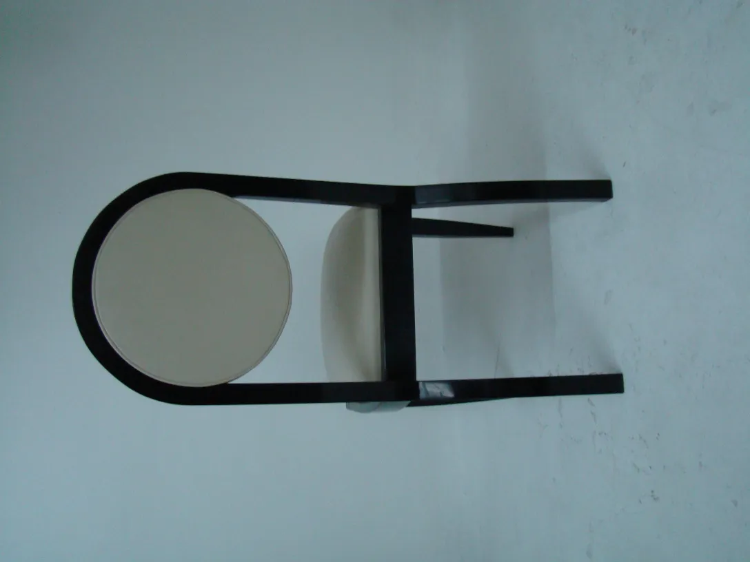 Side view of 12 antique chairs with a simple and clean design, perfect for restoration.