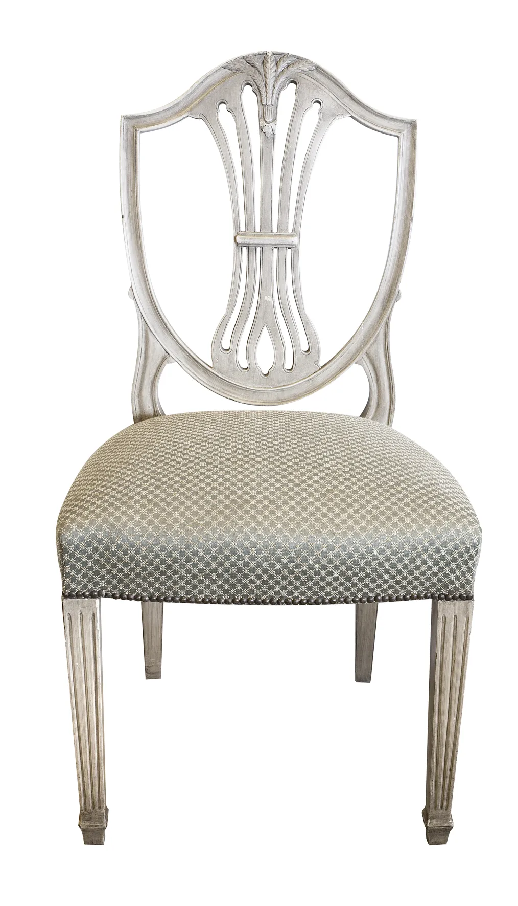 Set of 10 antique maison jansen chairs, elegant and ready for restoration, featuring a distinctive backrest