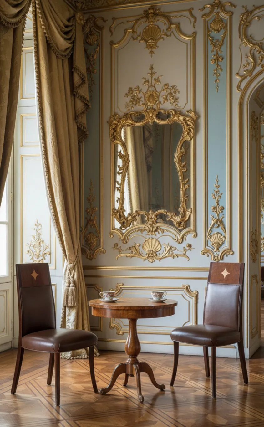 Sala elegante com 12 cadeiras antigas para restaurar. Detalhes no ambiente.