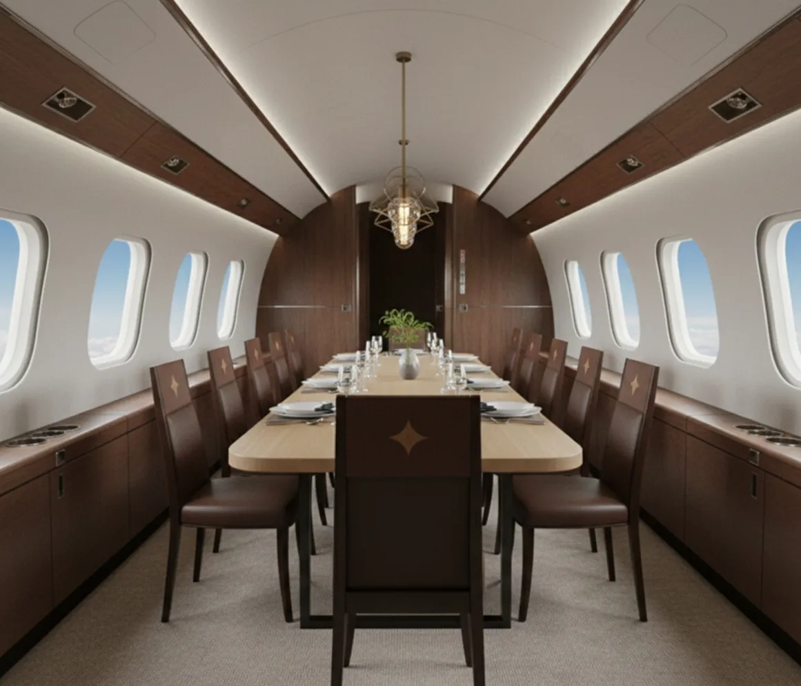 Sala elegante con 12 sillas antiguas listas para restaurar.