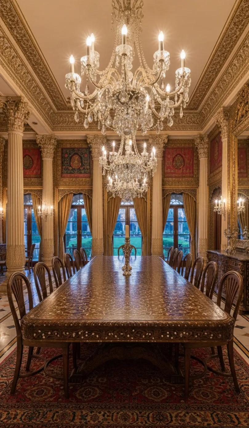 12 كراسي قديمة ثونيت تنتظر الترميم في بيئة أنيقة