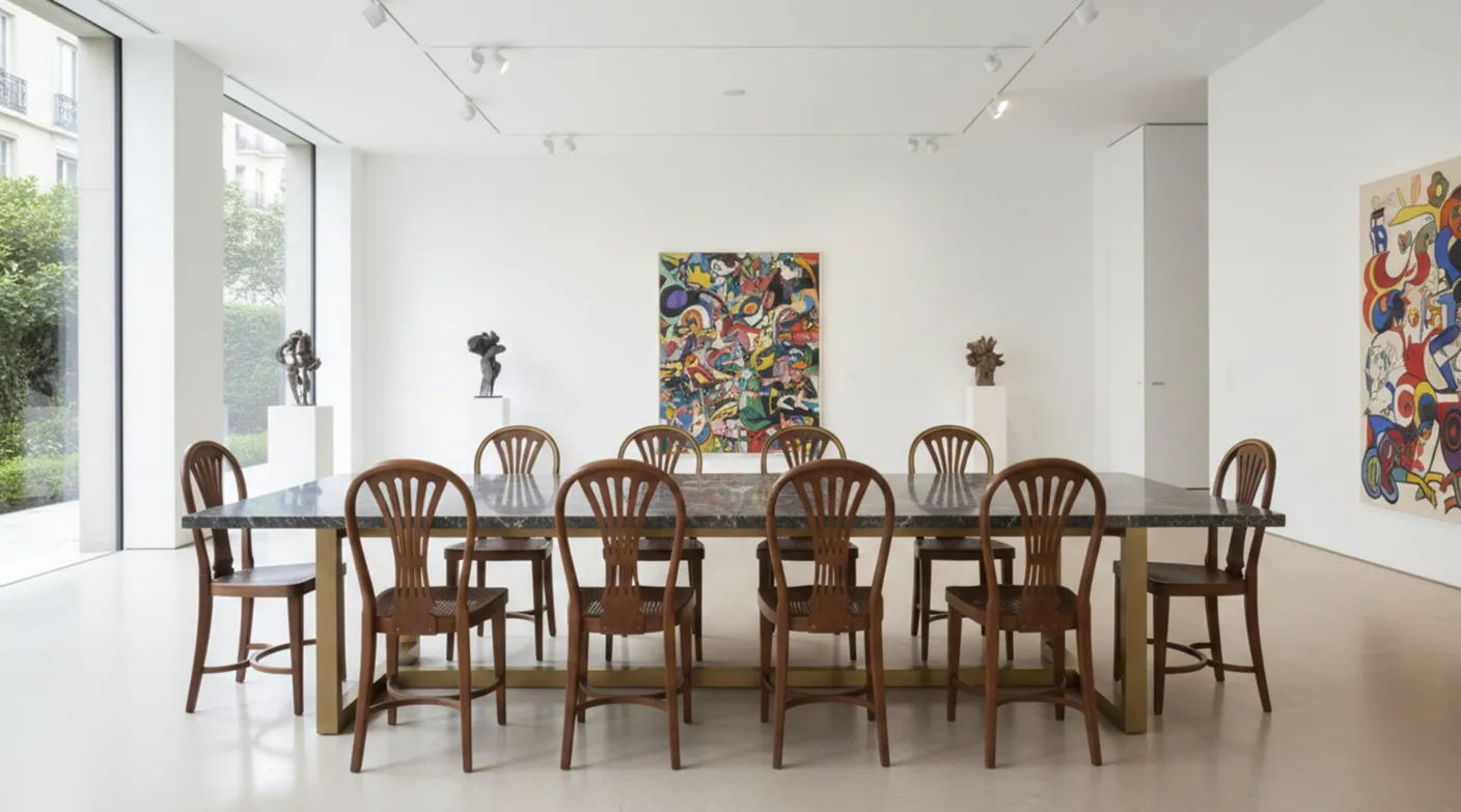 Conjunto de 12 sillas thonet antiguas, restaurar para reutilizar