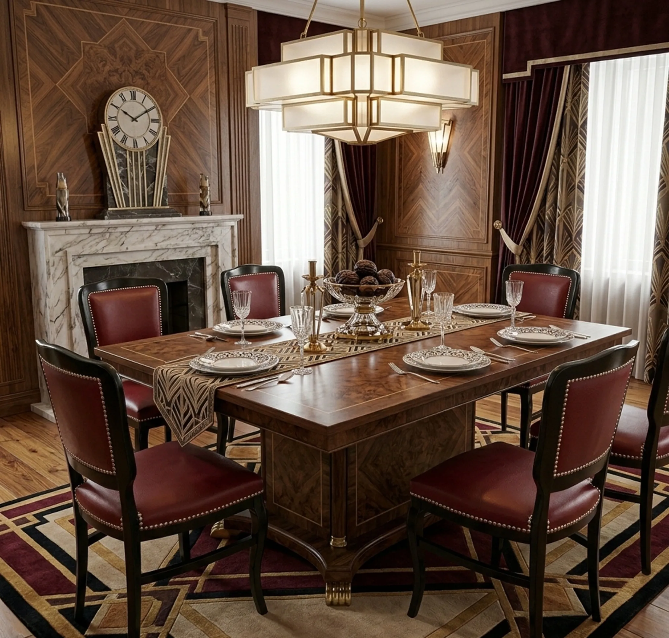 Set aus 6 antiken Stühlen zur Restaurierung in einem eleganten Ambiente.