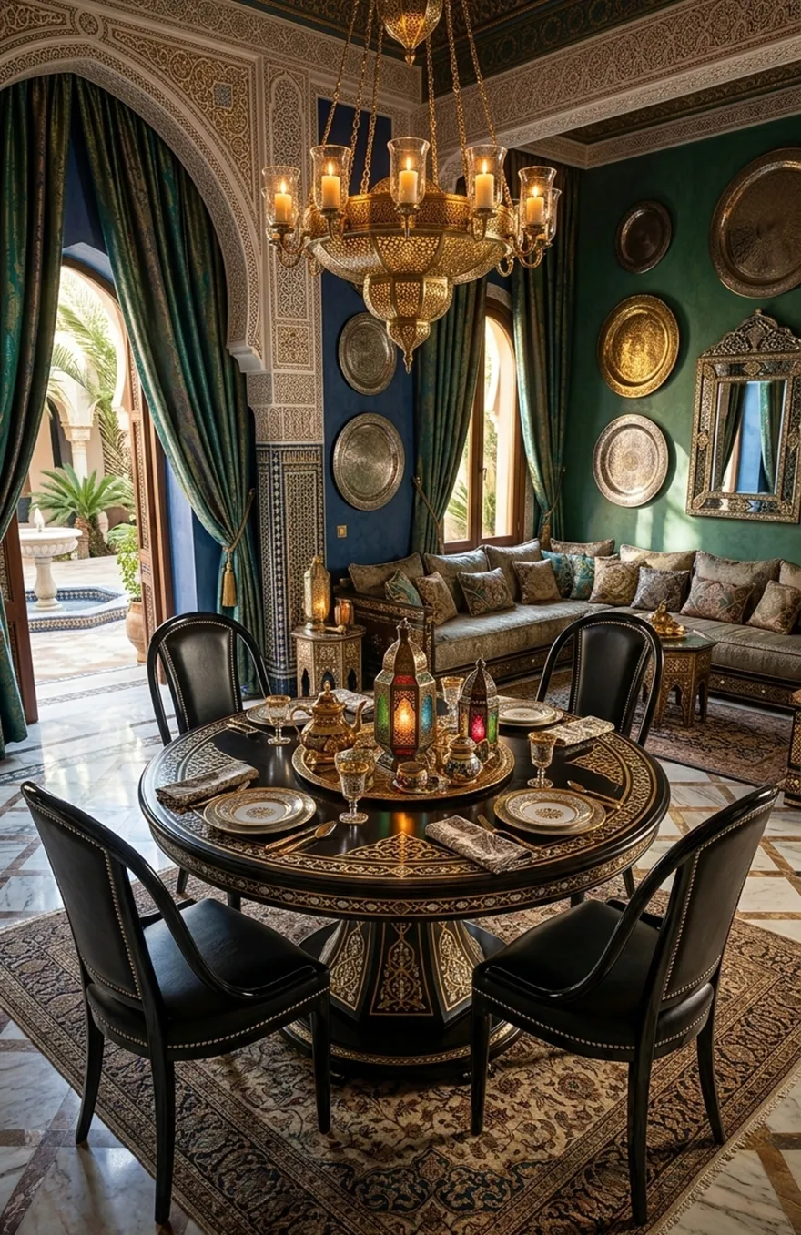 четыре старых стула thonet в декоративной обстановке